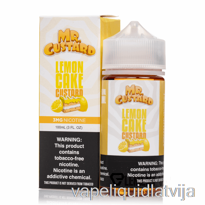 Citronkūku Olu Krēms - Mr Olu Krēms - 100ml 0mg Vape šķidrums